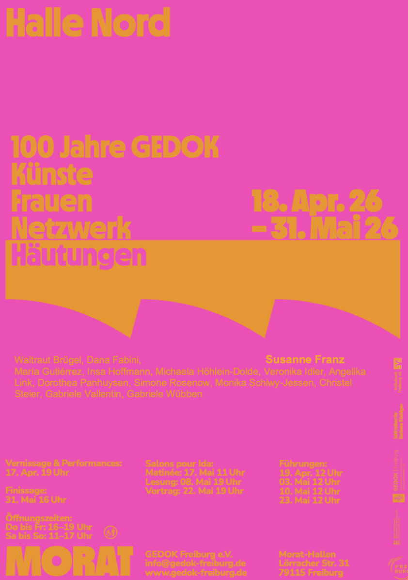 Susanne Franz, Häutungen, Morathallen, Freiburg, Ausstellung 2026